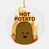 Jij bent mijn hete aardappel keramisch ornament (Achterkant)