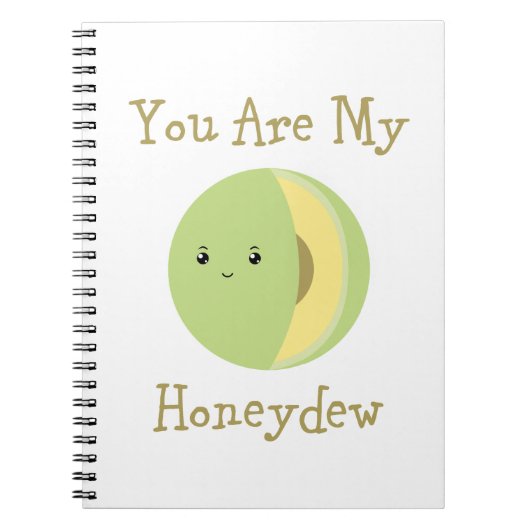 Jij bent mijn Honeydew Notitieboek (Voorkant)