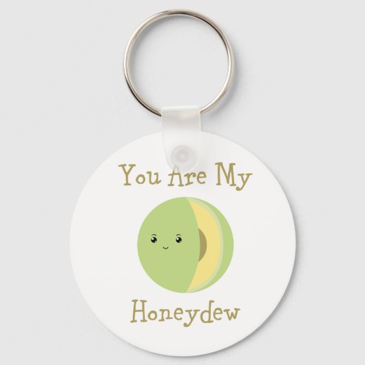Jij bent mijn Honeydew Sleutelhanger (Voorkant)