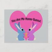 Jij bent mijn honingBunny. Briefkaart (Voorkant)