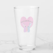 Jij bent mijn honingBunny. Glas (Achterkant)