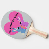 Jij bent mijn honingBunny. Tafeltennisbatje (Zijkant)