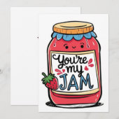 Jij bent mijn jam aangepaste kaart (Voorkant / Achterkant)