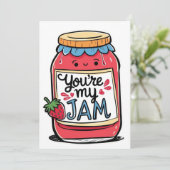 Jij bent mijn jam aangepaste kaart (Staand voorkant)