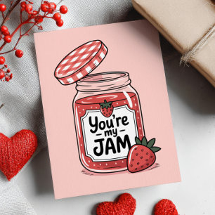Jij Bent Mijn Jam Punny Grappige Valentijnsdag Feestdagen Kaart