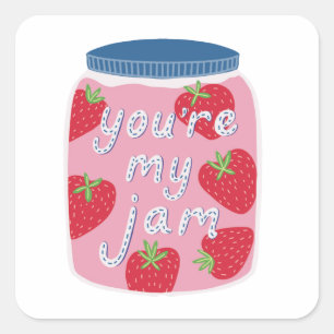 Jij bent mijn Jam Sticker