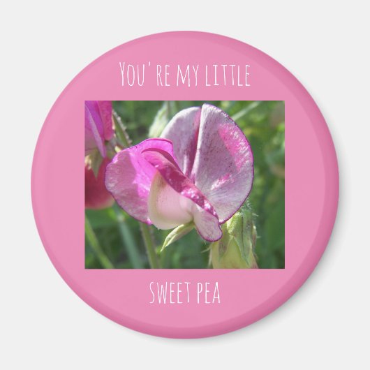 Jij bent mijn kleine schattige erwtenmagneet magneet (Voorkant)