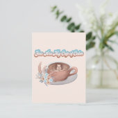 Jij Bent Mijn Kom Met Rust Boho Latte Briefkaart (Staand voorkant)