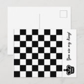 Jij bent mijn koning! briefkaart (Voorkant / Achterkant)