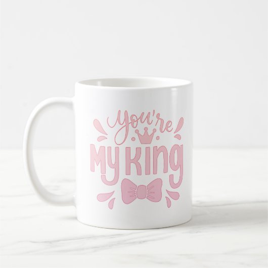 Jij bent mijn koning koffiemok (Links)
