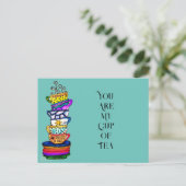 Jij bent mijn kopje Briefkaart (Staand voorkant)