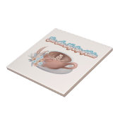 Jij bent mijn kopje kalme boho latte tegeltje (Zijkant)