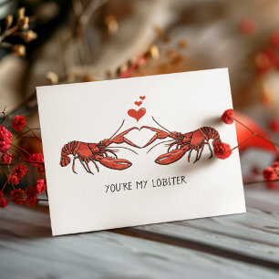 Jij Bent Mijn Kreeft Liefdesromance Valentijnsdag Kaart