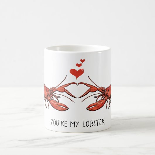 Jij bent mijn kreeft Valentijnsdag Koffiemok (Center)