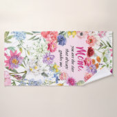 Jij bent mijn leidende ster! – Hartelijke Moederdo Badhanddoek (Badhanddoek)