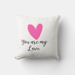 jij bent mijn liefde roze rode hart waterverf kidr kussen