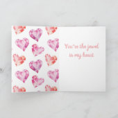 Jij bent mijn liefde Waterverf Valentijnsdag Feestdagen Kaart (Binnen)