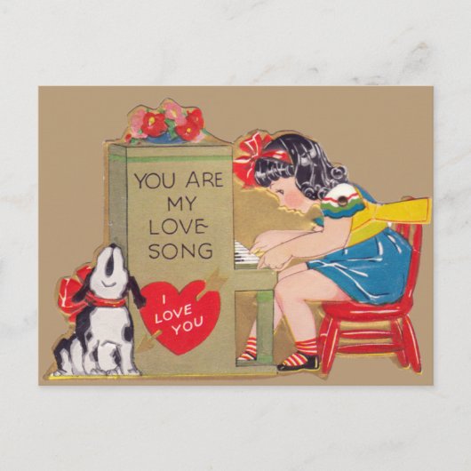 Jij bent mijn liefdeslied briefkaart (Voorkant)