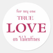 jij bent mijn liefdesSticker Ronde Sticker (Voorkant)