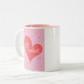 Jij bent mijn liefje. tweekleurige koffiemok (Voorkant links)