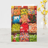 Jij bent mijn liefste lief dubbele wenskaart kaart (Gele Bloem)