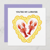 Jij bent mijn Lobster Feestdagenkaart (Voorkant / Achterkant)