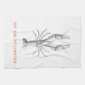 "Jij bent mijn Lobster" Novelty Kitchen Tea Towel Theedoek (Horizontaal)