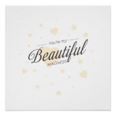 Jij bent mijn mooie waanzin. perfect poster (Voorkant)