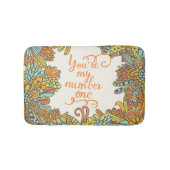 Jij bent mijn nummer één badmat (Voorkant)