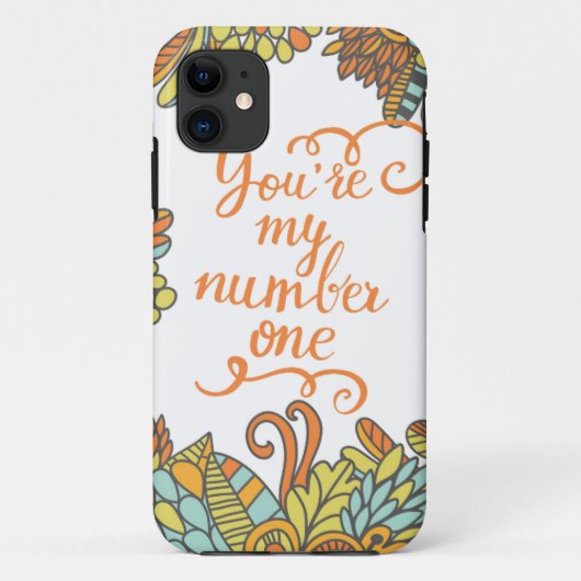 Jij Bent Mijn Nummer Een Case-Mate iPhone Case (Achterkant)