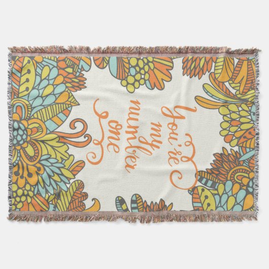 Jij bent mijn nummer één deken (Voorkant)