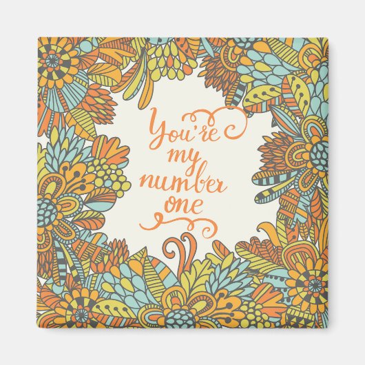 Jij bent mijn nummer één magneet (Voorkant)