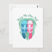 JIJ BENT MIJN OTTERHELFT BRIEFKAART (Voorkant / Achterkant)