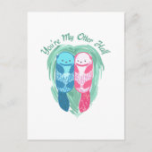 JIJ BENT MIJN OTTERHELFT BRIEFKAART (Voorkant)