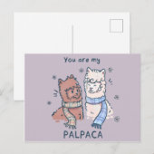 Jij bent mijn Palpaca Briefkaart (Voorkant / Achterkant)