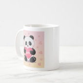 Jij bent mijn panda-mic liefde koffiemok (Voorkant links)
