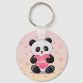 Jij bent mijn panda-mic liefde sleutelhanger (Achterkant)