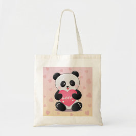 Jij bent mijn panda-mic liefde tote bag