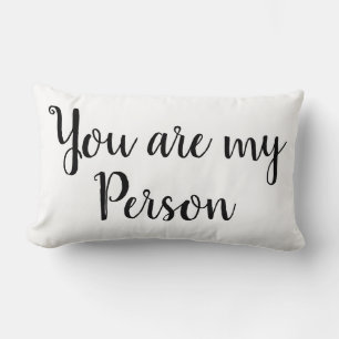 Jij Bent Mijn Persoon Quote Decor Kussen