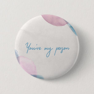 Jij bent mijn persoon ronde button 5,7 cm
