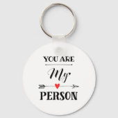 Jij bent mijn persoon sleutelhanger (Voorkant)