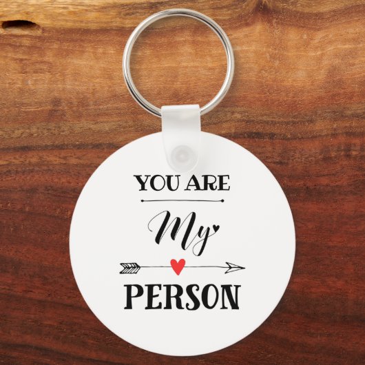 Jij bent mijn persoon sleutelhanger (Voorkant)