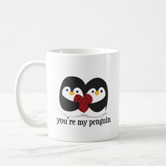 Jij bent mijn pinguïn koffiemok (Links)
