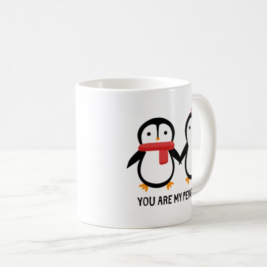 Jij bent mijn pinguïn Mok - Schattig romantisch ca (Voorkant rechts)