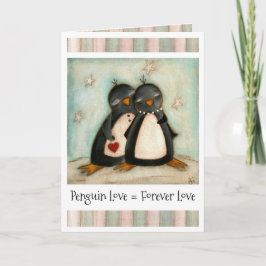 Jij bent mijn pinguïn - Valentijnsdag Kaart