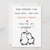 Jij bent mijn pinguïn Valentijnskaart Feestdagenkaart