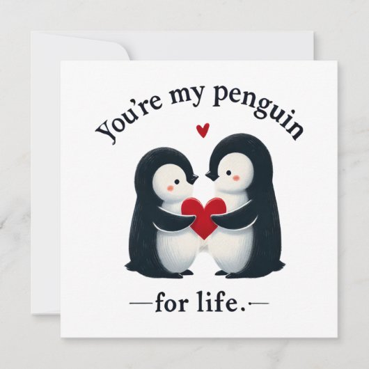 Jij bent mijn pinguïn voor het leven stel (Voorkant)
