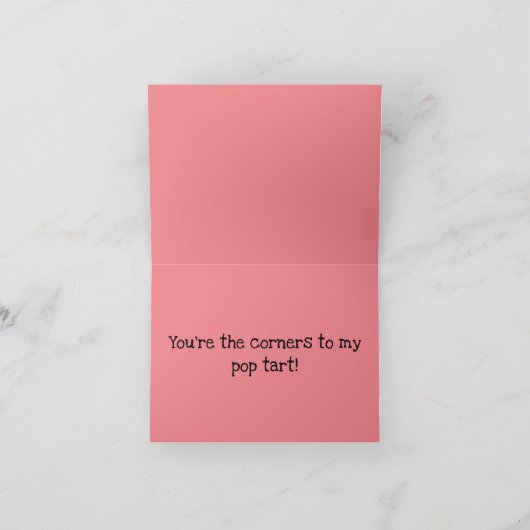 Jij bent mijn poptart bedankkaart (Binnen)