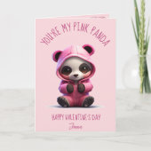Jij bent mijn roze panda - Valentijnsdag Feestdagen Kaart (Voorkant)
