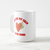 Jij Bent Mijn Rust in de Chaos Koffiemok (Voorkant links)